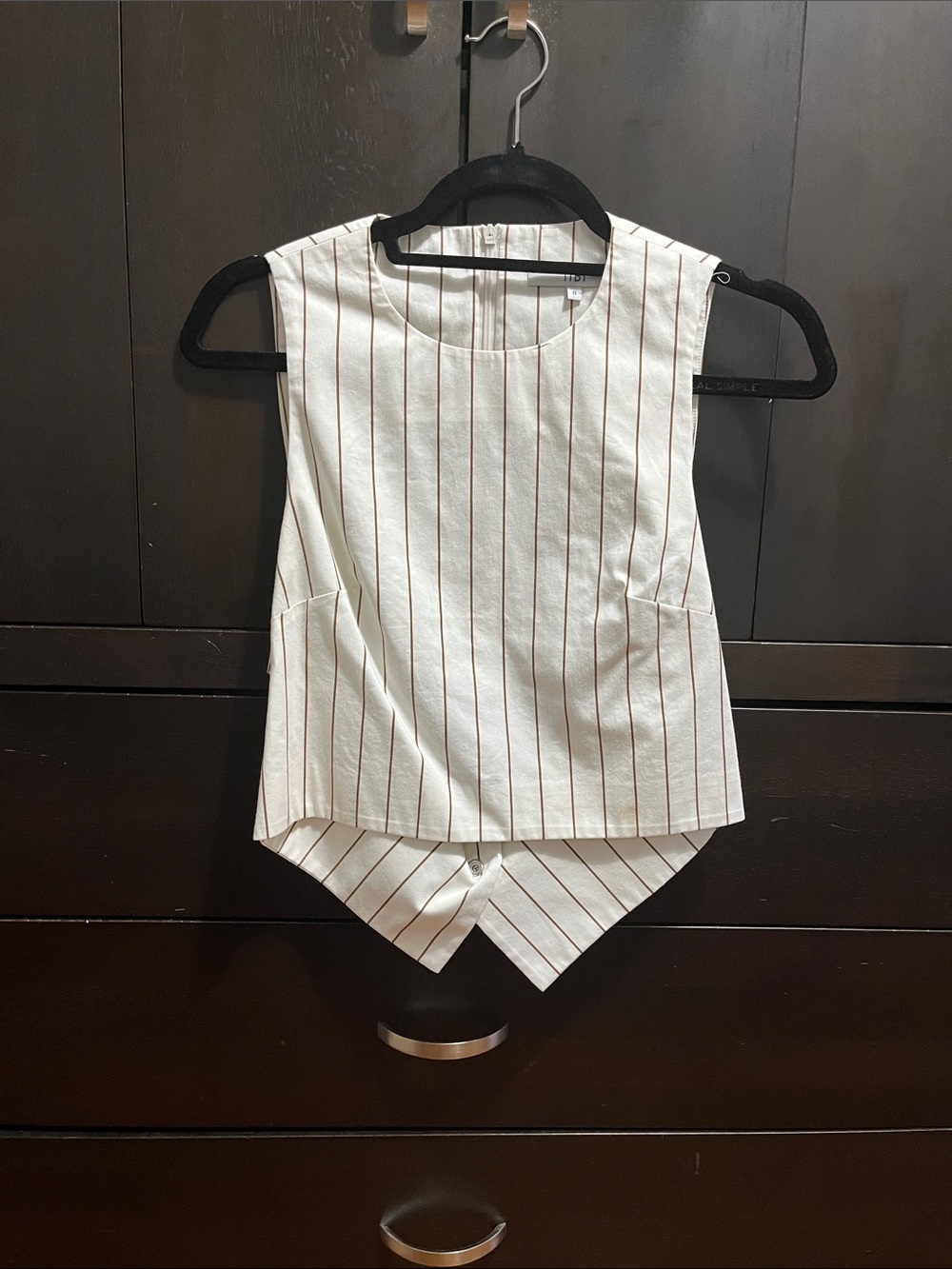 TIBI SLEEVELESS TOP SZ 0